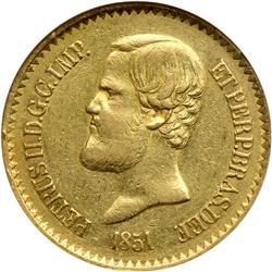 Brazil. 20,000 Reis, 1851