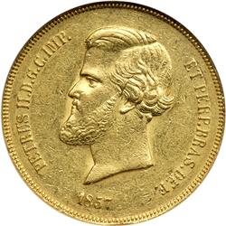 Brazil. 20,000 Reis, 1857