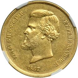 Brazil. 20,000 Reis, 1867