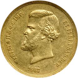 Brazil. 20,000 Reis, 1867