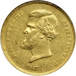 Brazil. 20,000 Reis, 1867