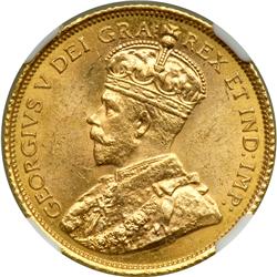 Canada. 5 Dollars, 1912