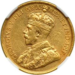 Canada. 5 Dollars, 1912