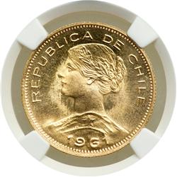 Chile. 100 Pesos, 1961