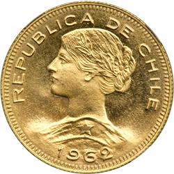 Chile. 100 Pesos, 1962-So