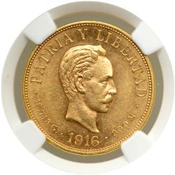 Cuba. 10 Pesos, 1916