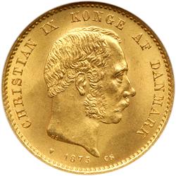 Denmark. 20 Kroner, 1873-HC/CS