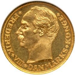 Denmark. 10 Kroner, 1909-VBP