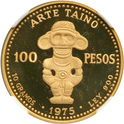 Dominican Republic. 100 Pesos, 1975