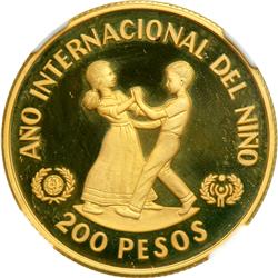 Dominican Republic. 200 Pesos, 1982