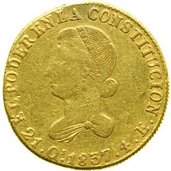 Ecuador. 4 Escudos, 1837-FP-A