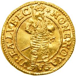 0619- Lubeck (City). Ducat, 1656