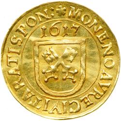 0658- Regensburg. Goldgulden, 1617