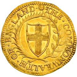 0312- Great Britain. Unite of 20 Shillings, 1651