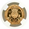 Image 2 : Great Britain. Gold Proof 20 Pence or Florin, 2002
