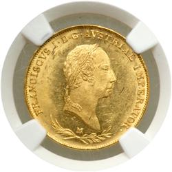 Italian States - Lombardy-Venetia. Sovrano, 1831-M (Mil