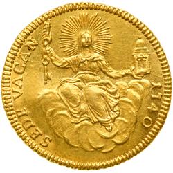 0873- Vatican. Zecchino, 1740