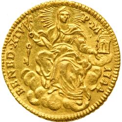 0874- Vatican. Zecchino, 1744