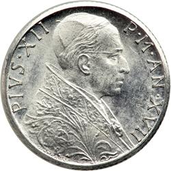 Italian States - Papal/Roman States. Platinum 100 Lire,