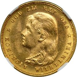 Netherlands. 10 Gulden, 1897