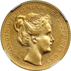 Netherlands. 10 Gulden, 1898