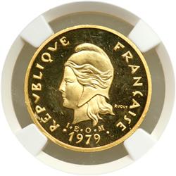 New Hebrides. Piefort 20 Francs, 1979