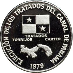 Panama. Platinum 200 Balboas, 1979