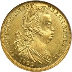 Portugal. 3200 Reis ( 1/2 Peca), 1822