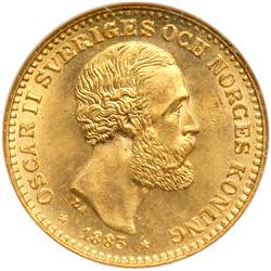 Sweden. 10 Kronor, 1883-EB