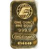 Image 1 : Worldwide. Engelhard One Ounce Fine Gold Bar