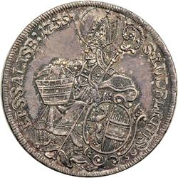 Austria - Salzburg. Taler, 1735
