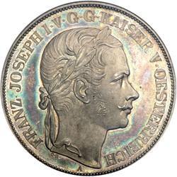 Austria. 2 Talers, 1857-A (Vienna)