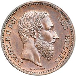 Belgium. Essai 20 Francs, 1866
