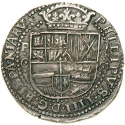 0934- Bolivia. Royal 8 Reales, 1650 P-O (Potosi)