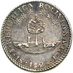 Bolivia. Sol, 1828-JM (Potosi)