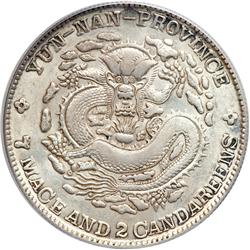 China - Yunnan. Dollar, ND (1908)