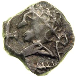 France - Merovingian. Silver Denier (C.700-710 AD)