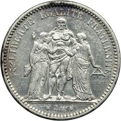 France. 5 Francs, 1871-A