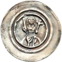 German States - Saxony. Ar Bracteate, ND