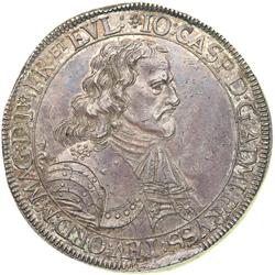 0702- German States -- Teutonic Order. 2 Talers, 1673