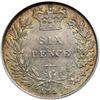 Image 2 : Great Britain. Sixpence, 1855