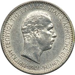 Greece - Crete. 2 Drachmai, 1901