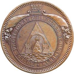 Honduras. Pattern 8 Pesos, 1862-T