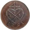 British India. 1 1/2 Pice (6 Reas), 1791