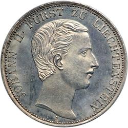 Liechtenstein. Taler, 1862-A (Vienna)