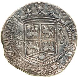 1073- Mexico. 8 Reales, No Date-M (Mexico City, c. 1535