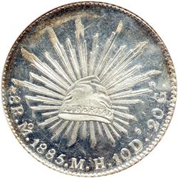 Mexico. 8 Reales, 1885-Mo MH
