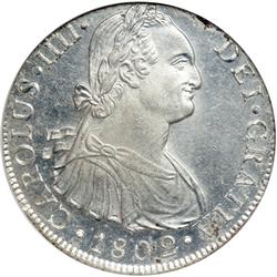 Peru. 8 Reales, 1802-IJ (Lima)