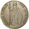 1199- Peru. Republic. 8 Reales, 1857 -Oz (Pasco)
