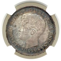 Puerto Rico. Peso, 1895-PGV